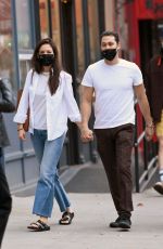 KATIE HOLMES and Emilio Vitolo Jr Out in New York 11/22/2020