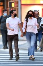 KATIE HOLMES and Emilio Vitolo Jr Out in New York 11/22/2020