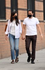 KATIE HOLMES and Emilio Vitolo Jr Out in New York 11/22/2020