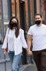 KATIE HOLMES and Emilio Vitolo Jr Out in New York 11/22/2020