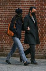 KATIE HOLMES and Emilio Vitolo Jr Out in New York 11/26/2020