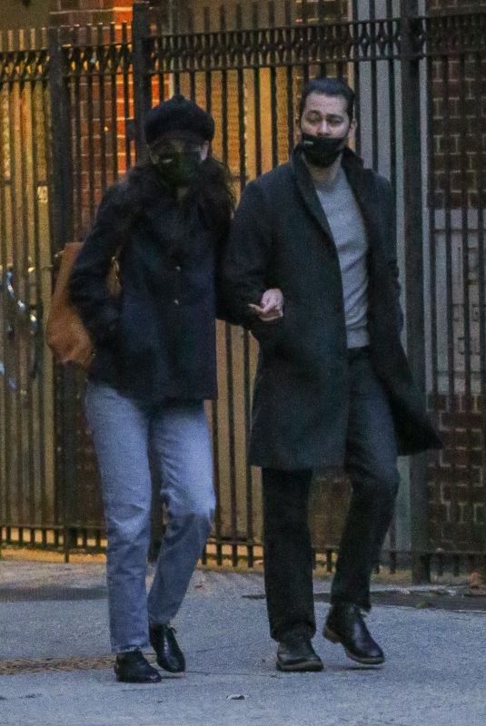 KATIE HOLMES and Emilio Vitolo Jr Out in New York 11/26/2020