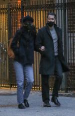 KATIE HOLMES and Emilio Vitolo Jr Out Shopping Flowers in New York 11/25/2020
