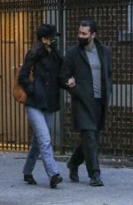 KATIE HOLMES and Emilio Vitolo Jr Out Shopping Flowers in New York 11/25/2020