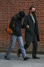 KATIE HOLMES and Emilio Vitolo Jr Out Shopping Flowers in New York 11/25/2020