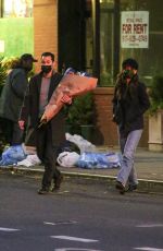 KATIE HOLMES and Emilio Vitolo Jr Out Shopping Flowers in New York 11/25/2020