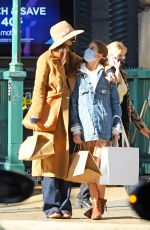 KATIE HOLMES ans SURI CRUISE Out Shopping in New York 11/20/2020
