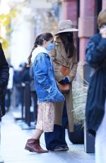 KATIE HOLMES ans SURI CRUISE Out Shopping in New York 11/20/2020