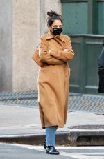 KATIE HOLMES Out and About in New York 11/14/2020