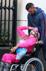 KATIE PRICE Out at Chelsea and Westminster Hospital 11/10/2020
