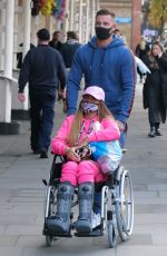 KATIE PRICE Out at Chelsea and Westminster Hospital 11/10/2020