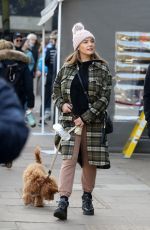 KELLY BROOK and Jeremy Parisi Out with Their Dog in Hampstead 11/07/2020