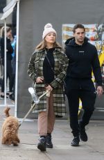 KELLY BROOK and Jeremy Parisi Out with Their Dog in Hampstead 11/07/2020