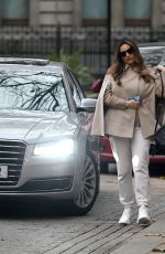 KELLY BROOK Arrives at Global Radio in London 11/18/2020