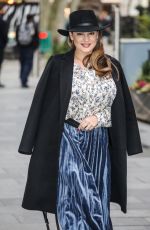 KELLY BROOK Arrives at Global Studios in London 11/24/2020
