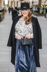 KELLY BROOK Arrives at Global Studios in London 11/24/2020