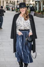 KELLY BROOK Arrives at Global Studios in London 11/24/2020