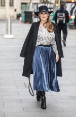 KELLY BROOK Arrives at Global Studios in London 11/24/2020