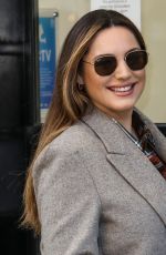 KELLY BROOK Arrives at Global Studios in London 11/26/2020