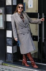 KELLY BROOK Arrives at Global Studios in London 11/26/2020