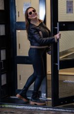 KELLY BROOK Arrives at Heart FM Radio in London 11/20/2020