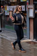 KELLY BROOK Arrives at Heart FM Radio in London 11/20/2020