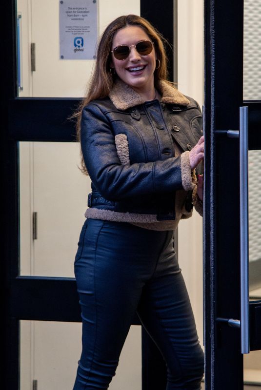 KELLY BROOK Arrives at Heart FM Radio in London 11/20/2020