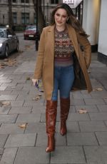 KELLY BROOK Arrives at Heart Radio in London 11/17/2020