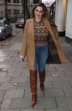 KELLY BROOK Arrives at Heart Radio in London 11/17/2020