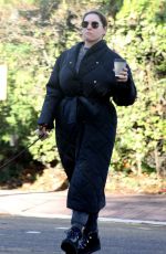 KELLY BROOK Make Up Free Out with Her Dog in London 11/03/2020