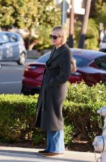 KELLY RUTHERFORD Out for Lunch at Porta Via Restaurant in Beverly Hills 11/10/2020