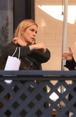 KELLY RUTHERFORD Out for Lunch at Porta Via Restaurant in Beverly Hills 11/10/2020