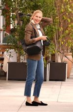 KELLY RUTHERFORD Out with Her Dog in Beverly Hills 11/05/2020
