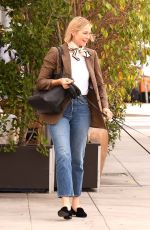 KELLY RUTHERFORD Out with Her Dog in Beverly Hills 11/05/2020