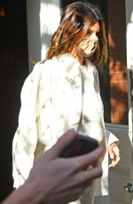 KENDALL JENNER All in White Out in New York 11/20/2020