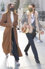 KENDALL JENNER and BELLA HADID Out for Lunch in New York 11/19/2020