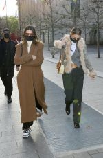 KENDALL JENNER and BELLA HADID Out for Lunch in New York 11/19/2020