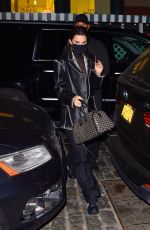KENDALL JENNER Leaves Givenchy Campaign Shoot in New York 11/21/2020
