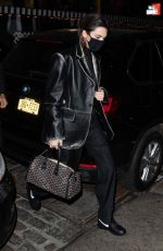 KENDALL JENNER Leaves Givenchy Campaign Shoot in New York 11/21/2020