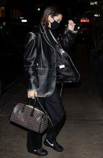 KENDALL JENNER Leaves Givenchy Campaign Shoot in New York 11/21/2020