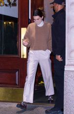 KENDALL JENNER Leaves Her Apartment in New York 11/20/2020