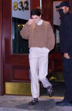 KENDALL JENNER Leaves Her Apartment in New York 11/20/2020