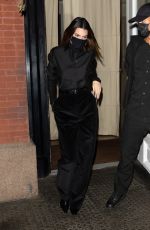 KENDALL JENNER Night Out in New York 11/19/2020