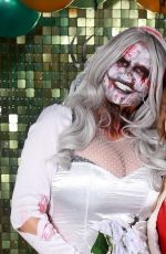 KERRY KATONA Celebrates Halloween at Her Home in Sussex 10/31/2020