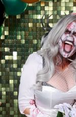 KERRY KATONA Celebrates Halloween at Her Home in Sussex 10/31/2020
