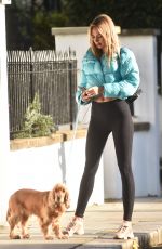 KIMBERLEY GARNER Out with Her Dog in London 11/08/2020