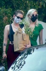 KRISTEN STEWART and DLAN MEYER Out Shopping in Los Angeles 11/07/2020