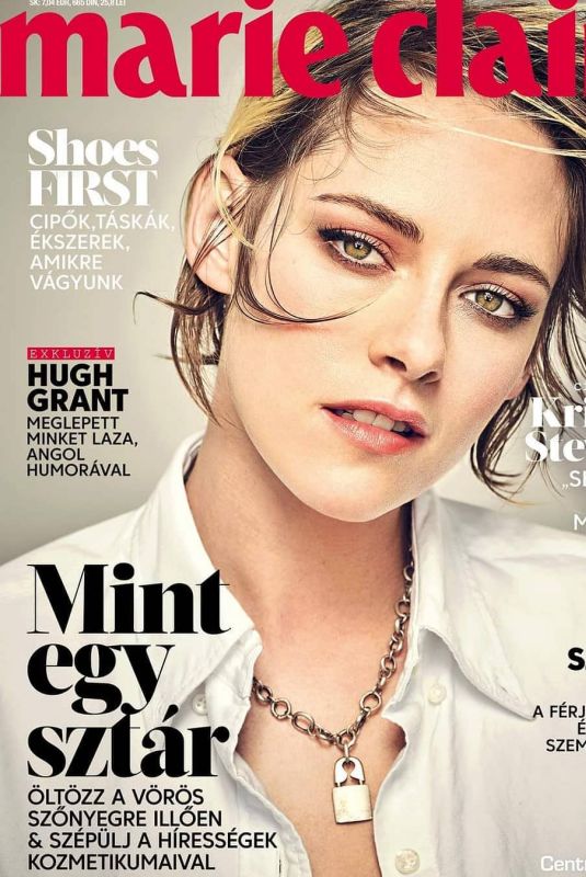 KRISTEN STEWART on the Cover of Marie Claire Magazine, Hungary December 2020