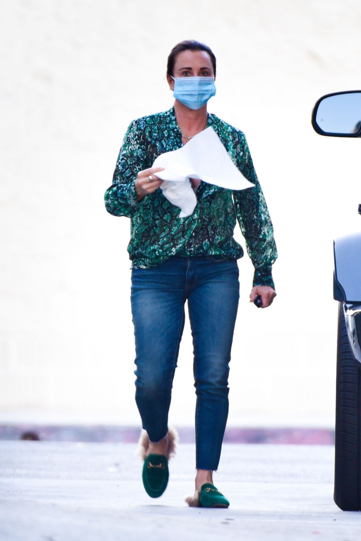 KYLE RICHARDS at a Gas Station in Los Angeles 11/02/2020 ...