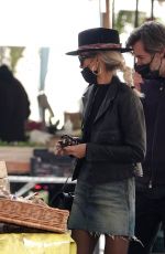 LAETICIA HALLYDAY and Jalil Lespert Out in Rome 11/02/2020